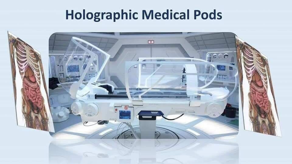 Holographic Medical Pods